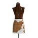Vintage Ralph Lauren Velvet Miniskirt, Cowhide Print S - M