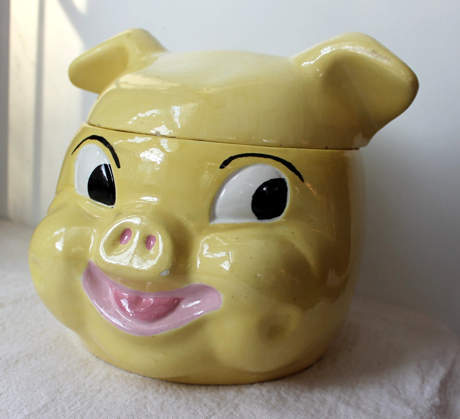 Vintage 1950's Pig Cookie Jar