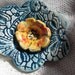Five Colorful Ceramic Flowers