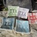 Five Ceramic Tea Bag Holders