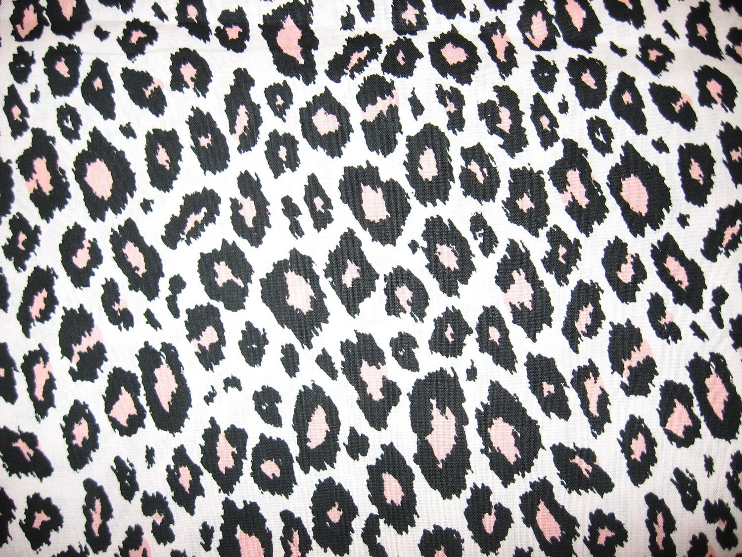 Pink Leopard Fabric by sewcrazycollection on Etsy