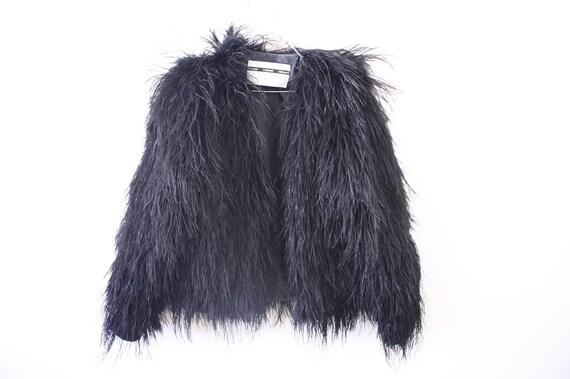 ON SALE Rare & Incredible Ostrich Feather Jacket