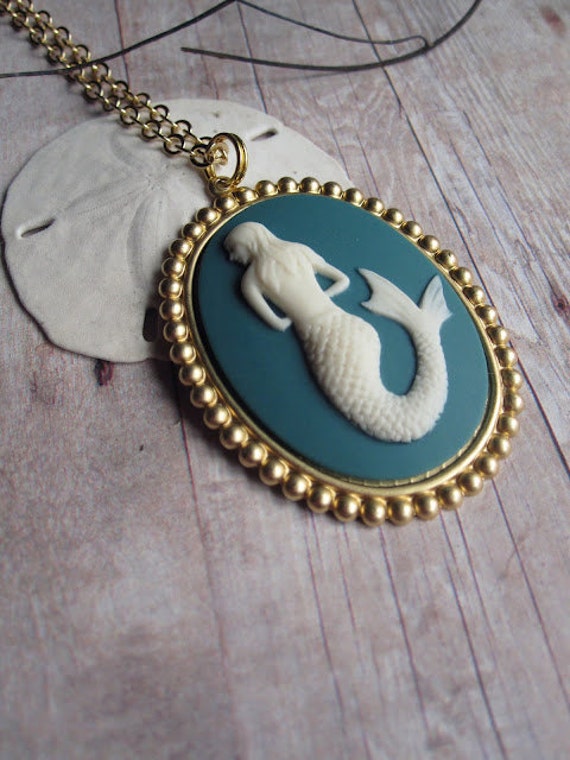 Mermaid Necklace Siren Jewelry Mythical Ocean Resort Fashion