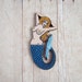Mermaid Brooch Nautical Jewelry Resort Fashion Rockabilly