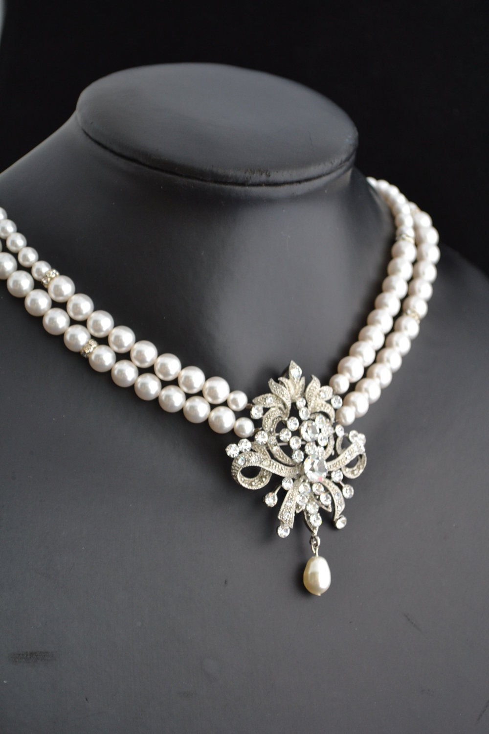 Wedding Jewelry Wedding Necklace Pearl Necklace Karina