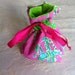 Small Drawstring Pouch made with Lilly Pulitzer Fabric