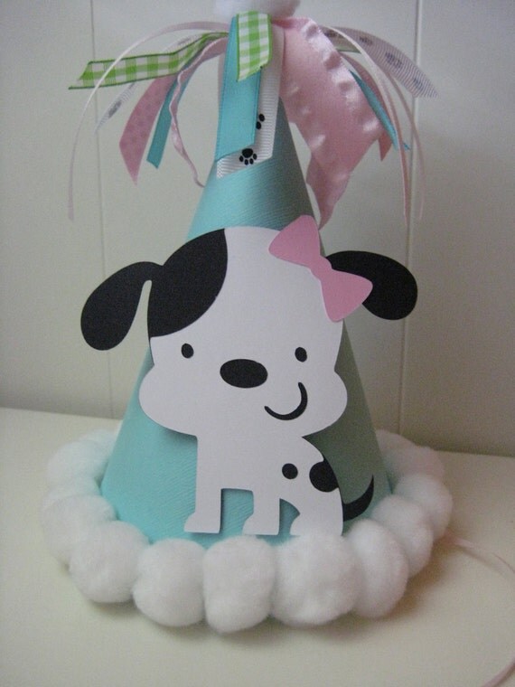 Items similar to Puppy Party Hat on Etsy