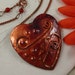 SALE Heart Necklace, My Heart Copper Necklace