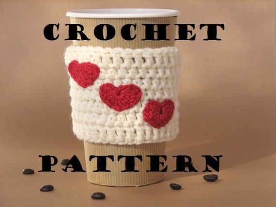 Crochet Pattern PDF, Coffee Cozy ,Coffee Sleeve, Tea Cozy, Cup Warmer, Crochet Cozy, Easy, Great for Beginners,Pattern No. 14