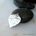 Sterling Lotus Petal Pendant - 25x18mm