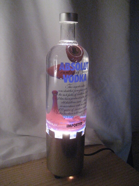 Absolut Vodka Lava Light Lamp 750 ML
