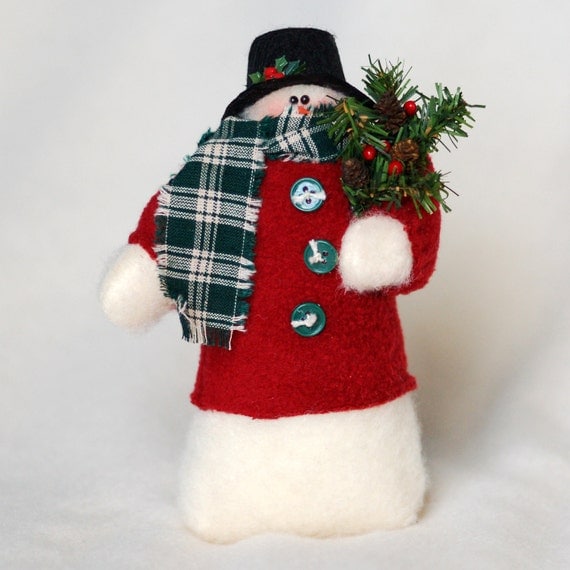 Snowman in a Fleece Coat