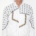 SALE 90s Reebok Track Suit Jacket Assymetrical Geometric Pattern Windbreaker White