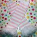 Baby/Girl's Pink & White Striped Leg Warmers with Chiffon Ruffle-Choose Ruffle Color-Girls Leggings-WHOLESALE