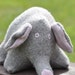 Wool Elephant Stuffed Animal Made From Recycled Sweaters