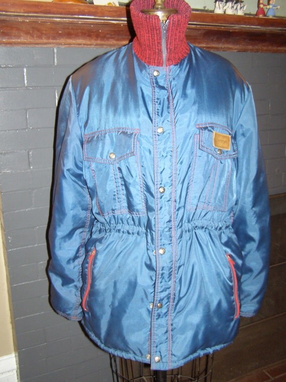 Vintage Scorpion Snow Apparel Snowmobile Jacket 1960s Quilted