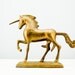RESERVED for VADANOVAK Gorgeous Vintage Ornate Brass Unicorn