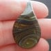 Borosilicate Glass Pendant, Earth swagger