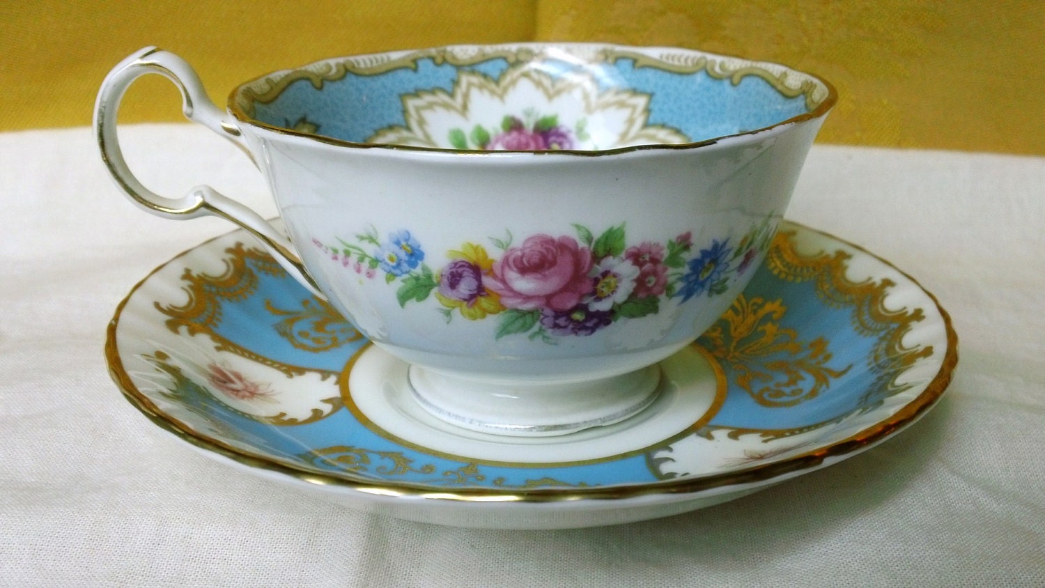 Vintage Royal Grafton China Tea Cup and Paragon Saucer