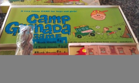 Vintage 1965 Camp Granada Board Game By Miltonbradley