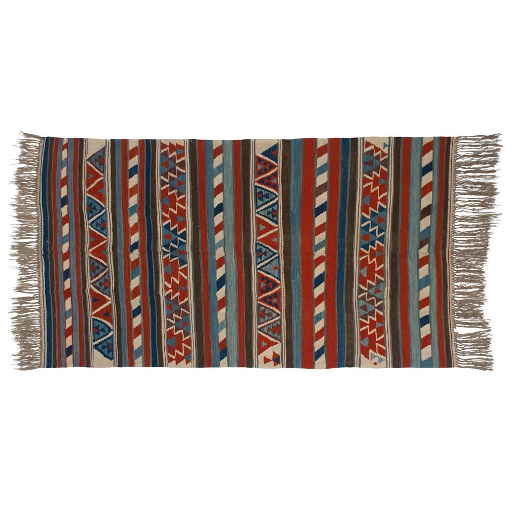 Rug 6x9 Vegetable Dyed Kilim Multicolored by KilimRugs on Etsy