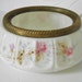 Antique Victorian WAVE CREST Milk Glass Ferner Bowl