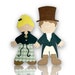 Jane Austen Emma and Mr. Knightley Scrapbook Die Cut with costume options