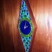 Reserved for John - Georges Briard Art Tile Clock - Mid Century Danish Modern