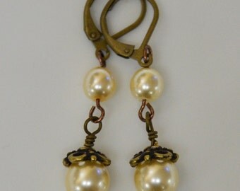 Victorian Pearl Earrings