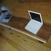 Custom Order Live Edge Solid Hardwood Black Walnut Designer Slab Table Top Over Six Feet Long, Desk Top, Bench, Work Station, Giant Shelf