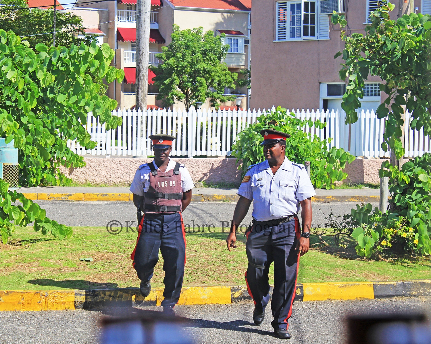 Items similar to Jamaican Police Officers Photo by Kellee Fabre