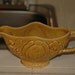 Bordallo Majolica Pinheiro Gold Turkey Gravy Boat - REDUCED 70%