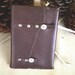 Closeout-Handmade Leather Wrap Journal with Hard Cover "Believe" Insert-Was 14.95-Now 10.00
