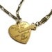 Key to Heart Necklace, Brass Vintage Style Romantic Necklace Set