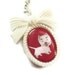 Westie Dog Necklace, Kawaii Cream Cameo Necklace