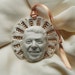 Ronald Reagan, "Saint Reagan" Novelty Ornament, Porcelain, Gold Luster
