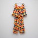 Vintage harlequin tank top and pants knit outfit