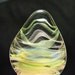 Guitar pick set of 3 different picks, set includes a Glass guitar pick, Wood guitar pick, and Stainless steal guitar pick, yellow green