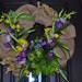 Flower Wreath, Bird Wreath, Butterfly Wreath, Burlap Wreath, Wreath,