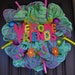 Summer Wreath, Wreath, Deco Mesh Wreath, Deco Mesh