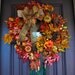Fall Wreath, Fall, Fall Decor, Fall Decoration, Wreath, Deco Mesh Wreath, Pumpkin, Pumpkin Wreath
