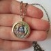 Om Shri Hare Krishna Necklace, Hare Rama, Yoga, Meditation Amulet, Gunmetal,Hare Krishna
