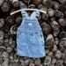 Vintage Osh Kosh Denim overall dress jumper Girls size 5