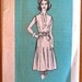 1960's Mail Order One Piece Belted Dress Pattern - Bust 43 - no. 9465