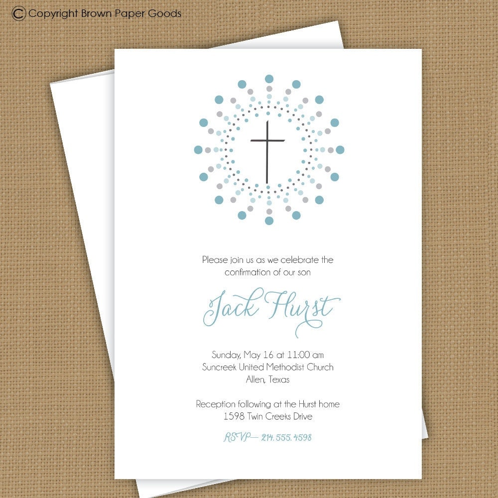 Communion Party Invitations 5