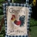 Apron - Womens - Full - Country Kitchen - Rooster - Two Pockets