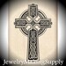 Wood Mounted Rubber Stamp Ornate Celtic Cross