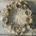 Rolled Paper Flower Wreath with Paper Pleating