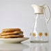 Atomic Gold Syrup Pitcher Server - Vintage Kitchen - Fall Colors