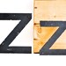 Cyber Monday Etsy Industrial Black Metal Letter Z - 6.5 inch